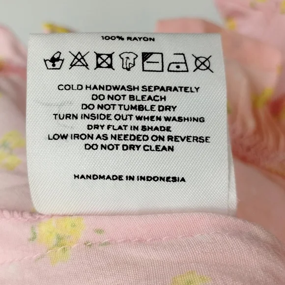 Faithful the Brand Midsummer Dress Pink Luda Floral Print - Picture 15 of 16